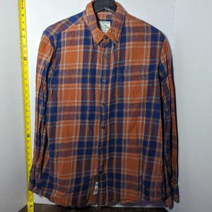 St. Johns Bay Orange and Blue Flannel